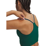 Under Armour Motion Sport Γυναικείο Crop Top Αμάνικο Πράσινο 6013779 312