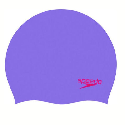 Speedo Plain Moulded Σκουφάκι Κολύμβησης Παιδικό Μωβ 8-70990-D438