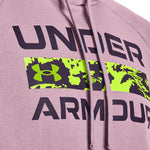 Ανδρικό Φούτερ Under Armour Rival Fleece με Κουκούλα Ροζ 1366363 698