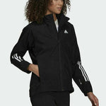 Adidas BSC 3-stripes Rain.Rdy Γυναικείο Αθλητικό Μπουφάν Αδιάβροχο Μαύρο H65759