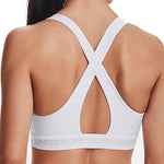 Γυναικείο Αθλητικό Μπουστάκι Under Armour Crossback Mid Bra Λευκό 1361034 100