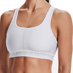 Γυναικείο Αθλητικό Μπουστάκι Under Armour Crossback Mid Bra Λευκό 1361034 100