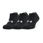 Under Armour Core Αθλητικές Κάλτσες Μαύρες 3 Ζεύγη 1363241 001