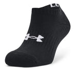 Under Armour Core Αθλητικές Κάλτσες Μαύρες 3 Ζεύγη 1363241 001
