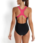 Speedo Gala Logo Medalist Αθλητικό Ολόσωμο Μαγιό Μαύρο 09689-A593