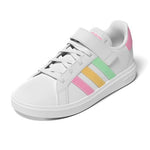 Adidas Παιδικά Sneakers Grand Court Cloud White / Pulse Mint / Beam Pink HP8913