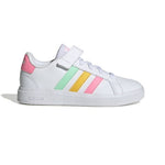 Adidas Παιδικά Sneakers Grand Court Cloud White / Pulse Mint / Beam Pink HP8913