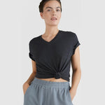 Γυναικείο T-shirt O'neill Μαύρο με Λαιμόκοψη V N1850003 19010