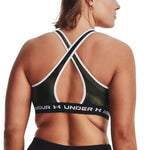 Γυναικείο Αθλητικό Μπουστάκι Under Armour Crossback Mid Print Πράσινο 1361042 390