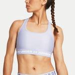 Γυναικείο Αθλητικό Μπουστάκι Under Armour Crossback Mid Bra Purple 1361034 539