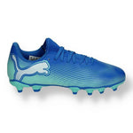 Puma Future 7 Play FG/AG Χαμηλά Ποδοσφαιρικά Παπούτσια με Τάπες Μπλε 107939-01