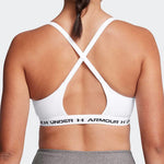 Γυναικείο Μπουστάκι Under Armour Crossback Low Bra Λευκό 1386424 100