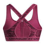 Γυναικείο Μπουστάκι Under Armour Crossback Mid Print Μωβ 1361042 659