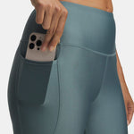 Γυναικείο Κολάν Under Armour Training Cropped Ψηλόμεσο Jasper Blue 1365335 587