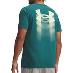 Ανδρικό Τ-Shirt Blur Logo Under Armour Πετρόλ 6009245 338