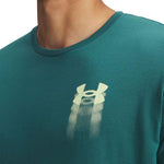 Ανδρικό Τ-Shirt Blur Logo Under Armour Πετρόλ 6009245 338