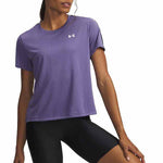 Γυναικεία Αθλητική Μπλούζα Under Armour Κοντομάνικη Fast Drying Μωβ 6003915 520