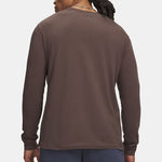Under Armour Sportstyle Left Chest Αθλητική Μπλούζα Μακρυμάνικη Καφέ 1329585 200