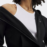 Under Armour Rival Γυναικεία Ζακέτα Φούτερ με Κουκούλα Μαύρη 6016556 008