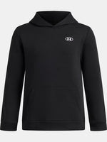 Under Armour Fleece Παιδικό Φούτερ με Κουκούλα Μαύρο Rival 6013382 008