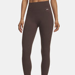 Under Armour Training Γυναικείο Cropped Κολάν Ψηλόμεσο Καφέ 6013784 200