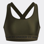 Γυναικείο Μπουστάκι Under Armour Crossback Mid Bra Λαδί 1361034 308