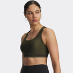 Γυναικείο Μπουστάκι Under Armour Crossback Mid Bra Λαδί 1361034 308