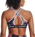 Γυναικείο Αθλητικό Μπουστάκι Under Armour Crossback Mid Print Multicolor 1361042 963