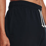 Ανδρική Αθλητική Βερμούδα Μαύρη Under Armour Rival Terry 1361631 001