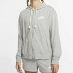 Γυναικεία Ζακέτα με Κουκούλα Γκρι Nike CJ1694-063