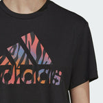 Γυναικείο T-shirt Μαύρο με Στάμπα Adidas HF4640