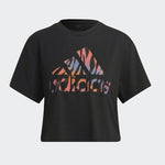 Γυναικείο T-shirt Μαύρο με Στάμπα Adidas HF4640