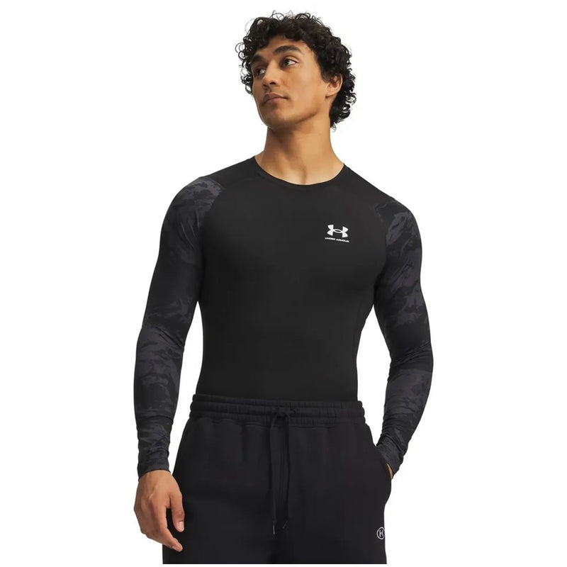 Under Armour Ανδρική Ισοθερμική Μακρυμάνικη Μπλούζα Compression Μαύρη 6016931 008