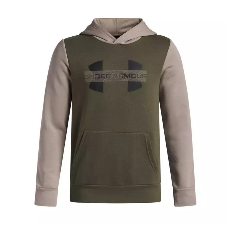 Παιδικό Φούτερ Under Armour Rival Fleece Χακί 6004994-390