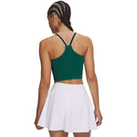 Under Armour Motion Sport Γυναικείο Crop Top Αμάνικο Πράσινο 6013779 312