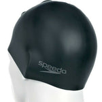 Speedo Plain Moulded Σκουφάκι Κολύμβησης Ενηλίκων Μαύρο 70984-9097