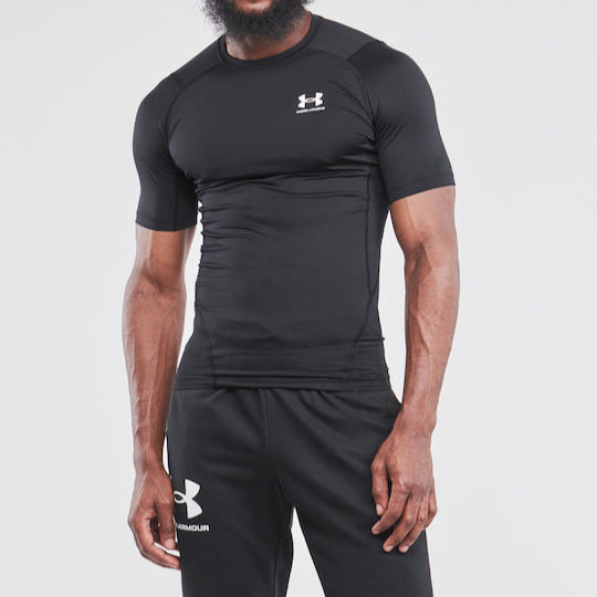 Ανδρική Ισοθερμική Κοντομάνικη Μπλούζα Under Armour Compression Μαύρη 1361518 001