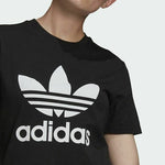 Γυναικείο T-shirt Adidas Adicolor Classics Trefoil Μαύρο GN2896