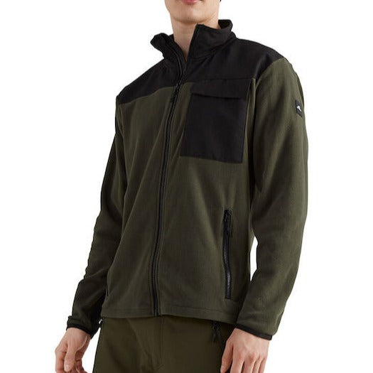 O'neill Ανδρική Ζακέτα Fleece με Φερμουάρ Πράσινη 2350031 46028
