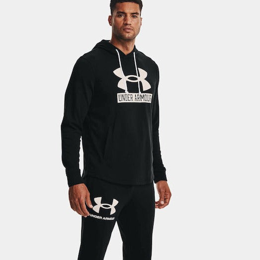 Aνδρικό Φούτερ Under Armour Rival Terry Logo Μαύρο 1370390-001