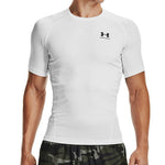 Ανδρική Ισοθερμική Κοντομάνικη Μπλούζα Under Armour Compression Λευκή 1361518 100