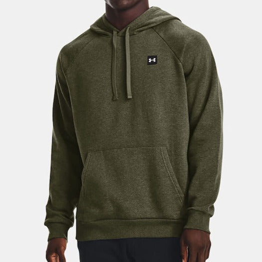 Ανδρικό Φούτερ με Κουκούλα Χακί Under Armour 1357092 390