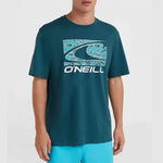 Ανδρικό T-shirt O'neill Πετρόλ 2850204 16041