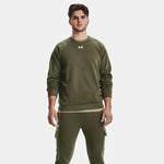 Ανδρικό Φούτερ Under Armour Rival Fleece Crew Πράσινο 1379755 390