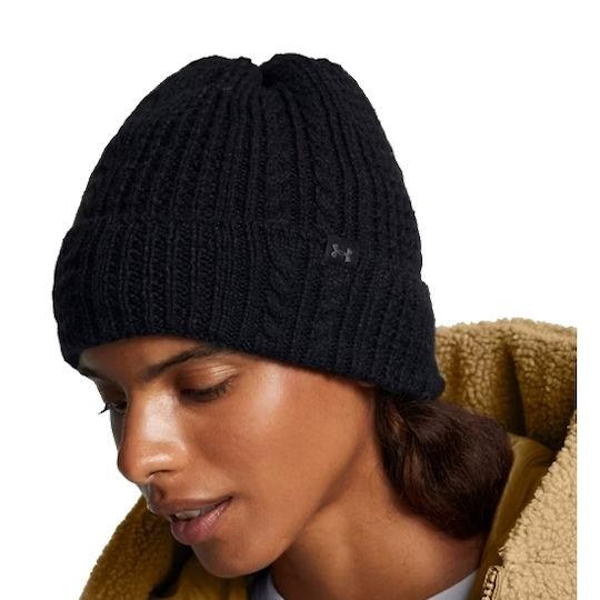 Γυναικείος Σκούφος Πλεκτός Under Armour Halftime Beanie Μαύρος 1386639 001