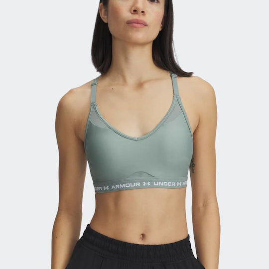 Γυναικείο Αθλητικό Μπουστάκι Under Armour Crossback Low Bra Πράσινο 1386424 348