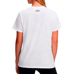 Γυναικείο T-shirt Under Armour Rival Λευκο 1389719 100