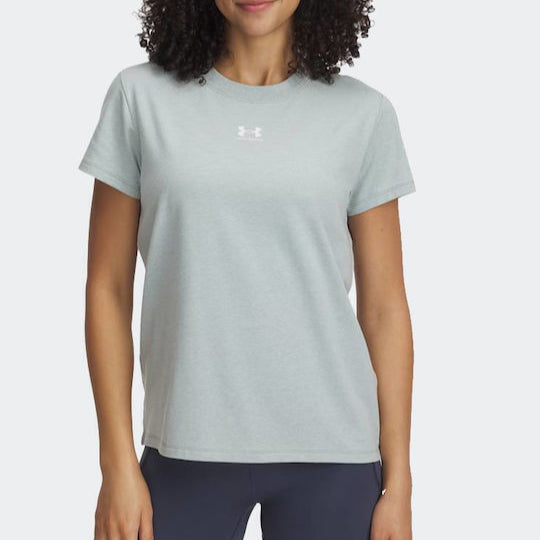 Γυναικείο Αθλητικό T-shirt Under Armour Green Forest 1383648-349