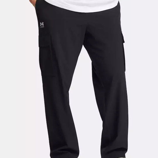 Under Armour Cargo Παντελόνι Φόρμας Μαύρο 1386558 001