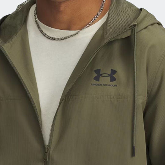 Under Armour Μπουφάν Αντιανεμικό Green 1390149 390